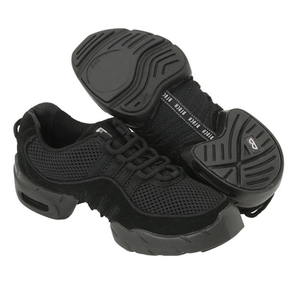 Bloch Black Children’s Performance Mesh Split Sole Dance Sneaker Size 3.5 - Picture 3 of 9